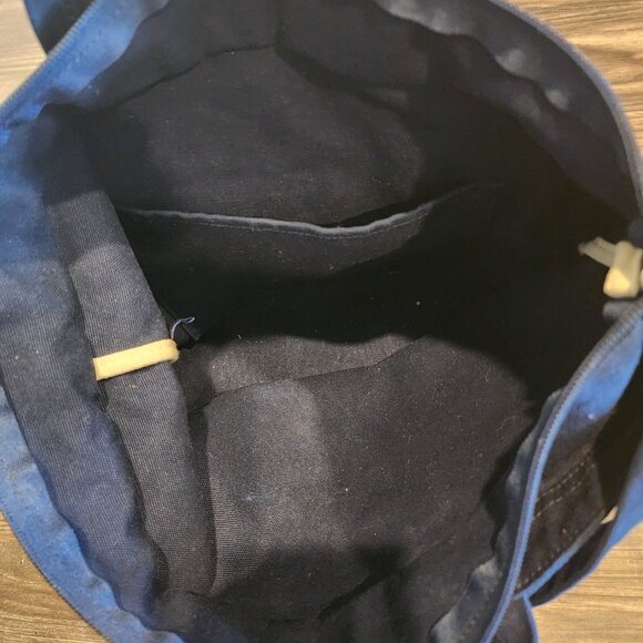 Baggu Horizontal Zip Top Duck Bag in Navy - Picture 4 of 4